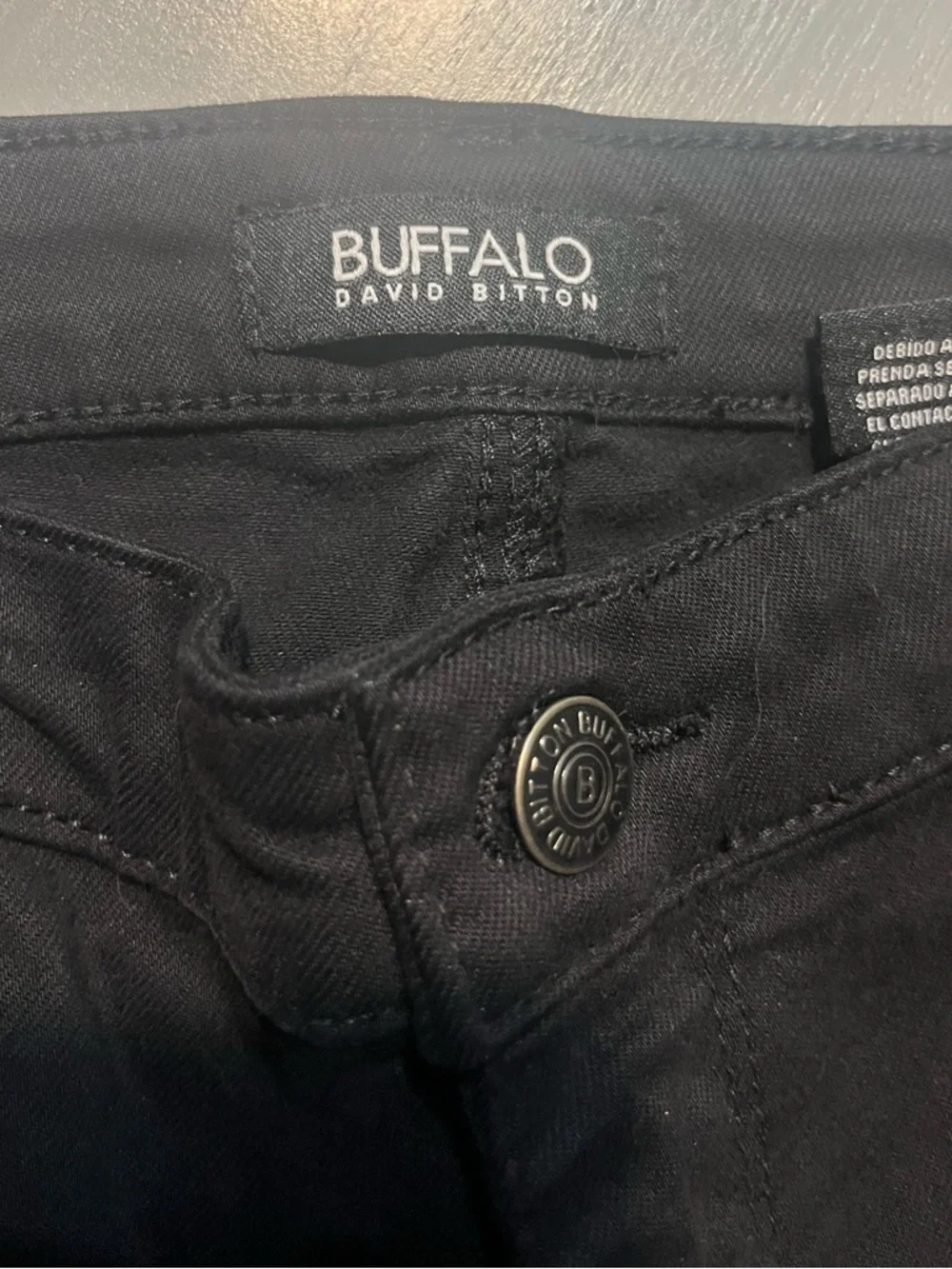 Buffalo David Bitton Hanna Skinny Jeans Black Size 10/30 - Picture 3 of 5